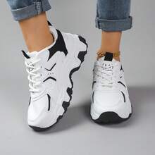 Women's Thick-Soled Sneakers, Versatile Casual Sneakers