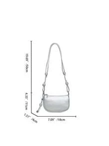 Borsa a tracolla mini con texture a litchi per donna, nuova borsa a spalla compatta e versatile per uso quotidiano