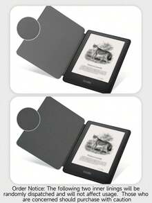 Ayotu 1pc Customized Name Text Design Protective Case, Compatible With Kindle Paperwhite 6 2024 (7 Inch) / Kindle 11th Gen (2024) 6 Inch, Kindle 10th Gen (2019), Clara Bw, Vintage Bookshelf Design E-Reader Protective Case, Kindle Accessories, Kindle Protective Case, Auto Sleep/Wake, Comfortable Material, Magnetic Design, Anti-Drop, Suitable As Birthday/Holiday Gift. - Multicolor - View 7
