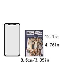 have a good day 25pcs/Pack Vintage Girl Stickers, Creative Aesthetic Stickers, DIY Decorative Collage Craft Materials, Holiday Gifts, Personalized Scrapbooking School Supplies