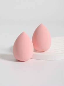 2pcs/Pack Makeup Sponge, Foundation Blender Beauty Sponge, Latex-Free Dry & Wet Powder, Cream, Liquid Foundation Applicator Tool, Suitable For All Skin Types,Makeup,Cheap,Room Decor,Vanity,Travel,Bedroom,Makeup Accessories,Puff,Makeup Blender,Powder Puff,Makeup Sponge