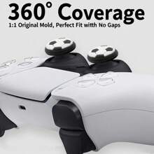 Football Themed Joystick Cap Silicone Cap ONE 360 Mushroom Head Button Soft Rubber Cap Suitable For Joystick Cap Switch Pro Joystick Cover XBOXONE Football Joystick Protective Cap - Black and White - View 2