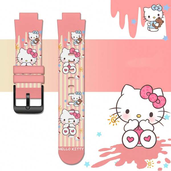 Sanrio Sanrio Cartoon Cute Replaceable Watch Strap For Little Genius Phone Watch Sanrio Theme Printed Watch Strap Z8/Z5/Z2/Z6A/Z1/Z7A/Q1: ... Home Decor Room Decor