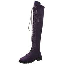 Women Over-The-Knee Boots - Black - View 9