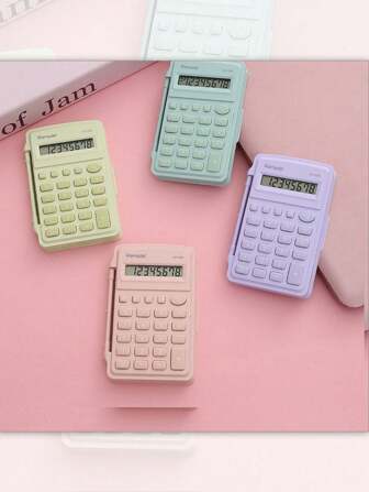 Practical Mini Flip-Cover Calculator, Minimalist Style Cute Portable Calculator, Practical Calculation, Dopamine Color Calculator, Student Essential Office Mini Calculator, Helps With Learning Math Calculation, Suitable As A Gift For Students, Teachers, Colleagues, Friends, For Birthdays, Holidays, Minimalist Style, Dopamine Colors, Math Enthusiast Gift, Graduation Season Gift, Classmate Friendship, Accounting Calculator Christmas Gift / Xmas Gift / New Year 2026