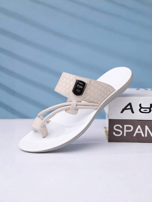 Sandalias de verano para hombres, nuevas, transpirables, antideslizantes, con suela fina de EVA y correa casual de moda para la playa