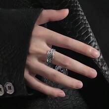 An Angel Wing Finger Ring, Ladies' Adjustable Ring, Daily Wearable - Multicolor - View 1