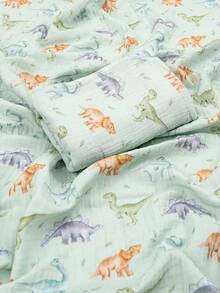1PC Muslin Swaddle Blankets,Newborn Receiving Blanket, Baby Swaddle Blanket Unisex, Baby Essentials, Registry & Gift - Multicolor - View 12