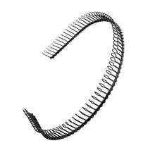 6Pcs Unisex Black Metal Hairband Teeth Comb Headband Hair Hoop Headwear Accessory For Women Menhalloween - 1 - 查看 5