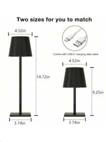 1 件无绳 LED 台灯，便携式可充电，3 色可调光触摸控制灯，适用于家庭、酒店、卧室、客厅、餐厅、庭院