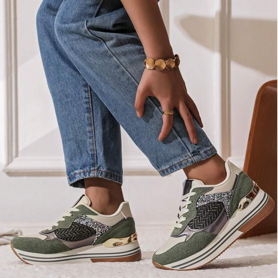SNEAKERS FOR WOMEN NEW COLLECTION AUTUMN WINTER 2025 - Green - View 1