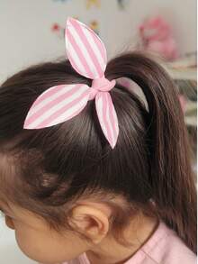 Rabicó com Estampa Listrada – Ideal para Coques, Tranças e Maria-Chiquinha