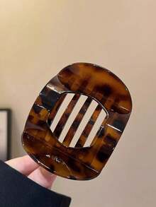 3 件/套女士简约焦糖豹纹发夹，9 厘米/3.54 英寸，时尚百搭发饰，优雅风格，适合日常佩戴、休闲派对、通勤、度假、发型设计、洗脸、淋浴、化妆和搭配衣服及其他配饰、夏季头饰、爪夹、发夹、发夹 - 彩色 - 查看 12