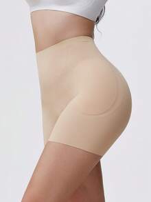 Lenjerie modelatoare pentru femei, pantaloni modelatori fără cusături pentru slăbire a taliei, colanți căptușiți pentru fese - Caisă - Vizualizare 6