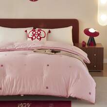 Wedding Party Supplies - 八喜被-水粉(60S純棉+15%大豆) - 查看 3