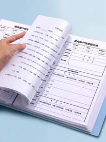 Pasta de Arquivo A4 com 30 Páginas, Bolsos Transparentes Multicamadas, Organizador de Documentos de Arquivo para Escritório, Empresa, Estudantes, Prova, Cartões de Etiqueta de Capa Aleatória, De Volta às Aulas, Suprimentos Escolares