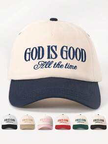1pc Embroidered "LITERALLY JUST A GIRL" Colorblock Baseball Cap, Adjustable Trucker Hat, Sun Protection Casual Cap For Spring/Autumn Travel, Beach Vacation, Men's Y2K Style Youth Hat - Baseball Cap - View 13