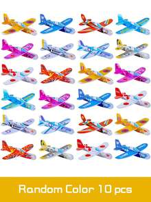 50 件泡沫滑翔机飞机 | 散装派对礼品和户外飞行玩具，适合青少年和成人 | 纸飞机乐趣