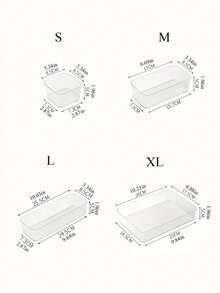 1/5/7/11pcs Transparent Acrylic Makeup Organizer Set, Drawer Dividers And Storage Boxes, Desktop Office Stationery Organizer, Desk And Drawer Organizer, For Home Storage, Back To School Supplies For Women Storage Organizer Travel Essentials Back To School Dormitory Storage Fall Decor - Clear - View 8