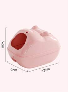 1pc Hamster Sand Bath Hamster Bathroom, Pet Hamster Bathroom Bath Sand Room Small Animal Toilet Large Space Transparent Shower Room Hamster Sand Bath Container Cage Accessories - Multicolor - View 20