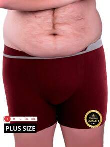 Kit 3 Cuecas G3 Grande Masculina Plus Size Premium Zero Costura Top Qualidade sem costura - Multicolorido - Visão 3