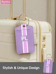 Customized Luggage Tag, Fashionable And Lightweight Luggage Tag For Travel Groups, Luggage Identification Tag, Airline Boarding Pass, Corporate Team Building Travel Identification Card, Luggage Tag, Backpack, Handbag And Schoolbag Nameplate, Summer And Winter Travel Accessories, Pet ID Tag, Travel Essentials Travel Storage Bag, Automotive Decor, Family And Friend Travel Gifts,New Year Glamour - Multicolor - View 15