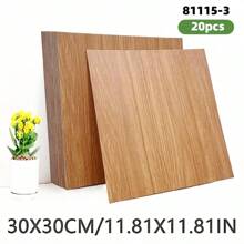 10/20/40pcs 3D Wood Grain Self-Adhesive Floor Stickers, Waterproof Wall Stickers, Vintage Anti-Slip Flooring Decals, Removable Vinyl Wall Decals, Waterproof Tile Stickers For Kitchen, Removable Bedroom Wall Decor, Countertop & Furniture Renovation, Suitable For Living Room, Bathroom, Dorm And More Indoor Spaces Floor Tiles Living Room Decor Room Decor Home Decor Wallpaper Wall Paper Floor Tiles Self Adhesive Floor Tiles Peel Stick