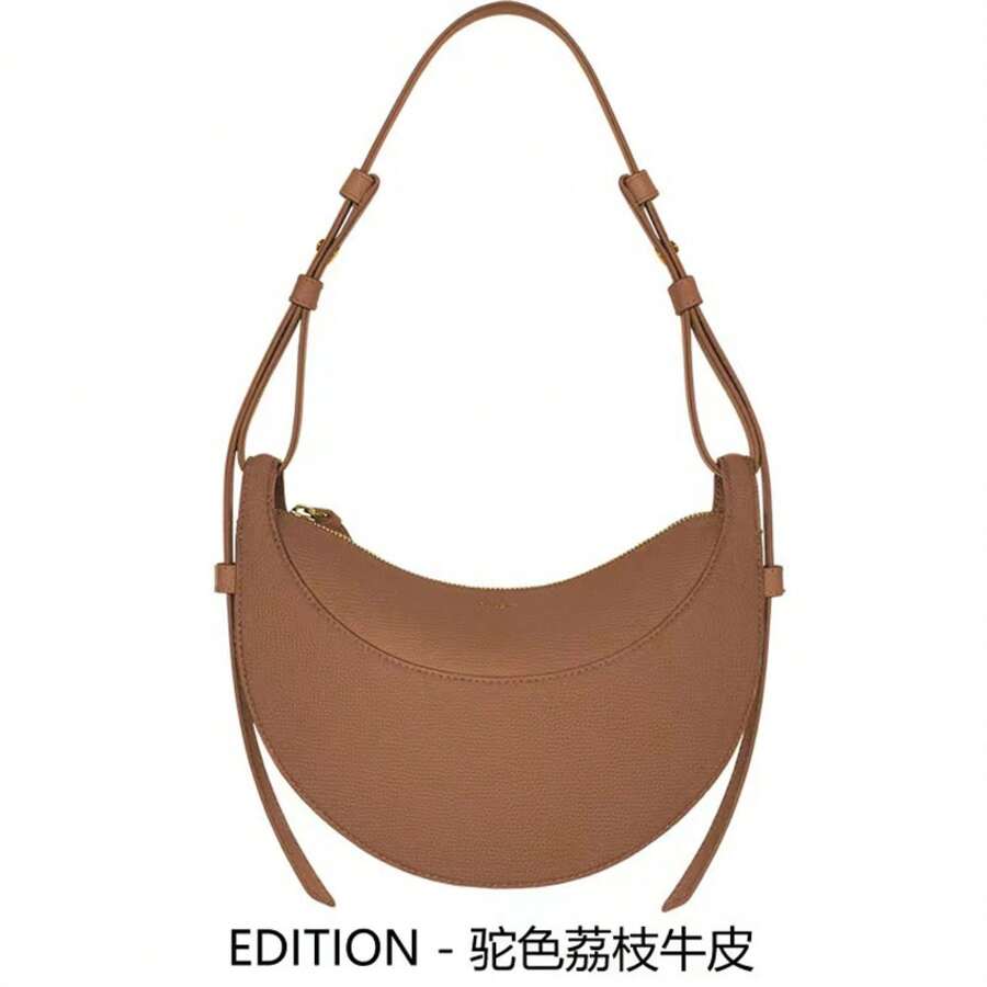Women Shoulder Bags - 駱駝荔枝圖案 - 查看 1