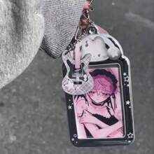 3-Inch PVC Rock Bass Cat Cute Student Idol Peripheral Photo Card Holder - Multicolor - View 6