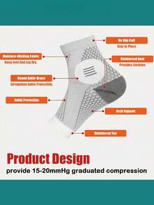 1 Pair High-Performance Ankle Compression Leg Warmers, Open Toe Design Leg Warmers, Ankle Compression Leg Warmers With Arch And Ankle Support, Cozy