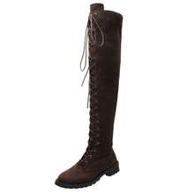 Women Over-The-Knee Boots - Black - View 11