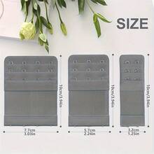 女士胸罩延长钩内衣延长调节器弹力文胸延长扣增加内衣扣长度内衣防掉配件 - 彩色 - 查看 7