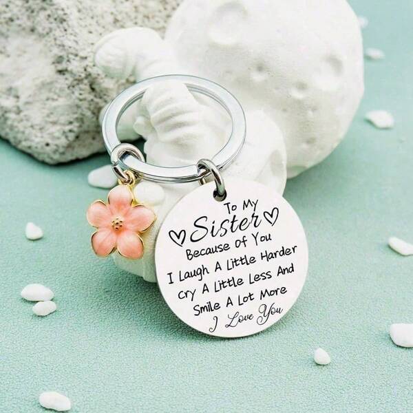 1pc Mothers Day Gifts For Sister From SisterCute Keychain Birthday Gifts For Sister Gift For Sisters From Sister Adult Big Little Sister Gifts For Girls Sisters Gifts From Sister Christmas Gift For Sister