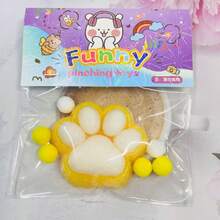 2025 Nuevo Artículo Juguete grande de apretón de pata de gato, Juguete de alivio de estrés, Bola de apretón de pata de gato linda, Juguete de apretón de pata de gato súper grande, Juguete de alivio de estrés de rebote lento de TPR, Juguete suave, Juguete de palma pegajosa, Juguete de alivio de estrés, Juguete de entrenamiento de coordinación mano-ojo, Juguete de alivio de estrés para niños y adultos, Juguete para niños, Juguete para niñas, Juguete interactivo para padres e hijos, Regalo para niños, Regalo sorpresa, Regalo de cumpleaños, Regalo de vacaciones - Navidad, Halloween - Juguete, Regalo