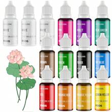 10/12/14 Pcs Vibrant Colored Cake Decoration Set - Dye-Free Baking Color Liquid, Multi-Use For Easter Eggs/Baking/Cooking/Slime Making DIY Craft Supplies
