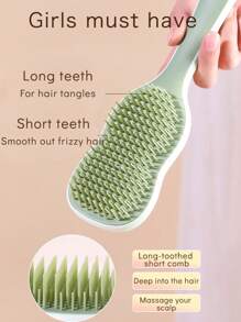 1 Pc Detangling Hair Brush, Natural Glide Thru Hair Brush, Self Care Scalp Scrubber With Non-Slip Handle, Detangler Comb, Hairbrushes, Detangler Brush For Curly, Straight, Wet Or Dry Hair, Back To School, Travel Holiday Essentials, Hair Accessories For Women, Brush, Hair Brushes, Hair Brush, Detangling Brush, Ball Brush, Mini Hair Brush, Hair Brush Set, Wooden Comb, Hair Brush, Mini Hair Brush, Detangling Brush, Hair Brushes, Curly Hair Brush, Hairdressing Equipment,Travel Essentials,Travel Essential,Hairstyle,Hairdressing,Hair Brush,Slick Back Brush,Styling Brush,Curly Hair Brush,Edge Brush,Hair Comb,Brush Hair,Hair Brush Set,Comb Hair,Comb For Curls,Detangling Brush,Hair Brush For Women,Hair,Travel,Hair Products,Hair Tools,Hair Stuff,Barber,Barber Accessories,Barbershop,Hairdressing Equipment