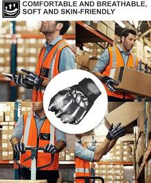 RIGWARL - Guantes de Invierno para Hombres y Mujeres - 109 Blanco Esqueleto - Ver 4