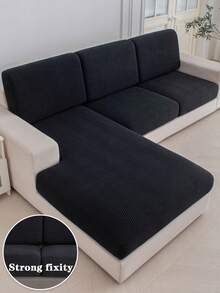 1 tấm bọc ghế sofa co giãn Jacquard, kiểu dáng hiện đại, chống bám bẩn, phù hợp cho phòng khách, phòng ngủ, ghế sofa ngoài trời, bảo vệ sofa khỏi vết bẩn do thú cưng, sử dụng được quanh năm, phù hợp với sofa đơn hình chữ L, ghế dài và sofa 1/2/3/4 chỗ ngồi, bọc sofa dày dặn trang trí nhà cửa mùa thu/đông. - màu đen - Xem 6