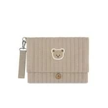 1 pieza Bolsa de pañales con diseño de oso, bolsa de aseo portátil para bebés, bolsa multifuncional para toallitas húmedas y pañales - Bolsa de toallitas húmedas - Ver 13