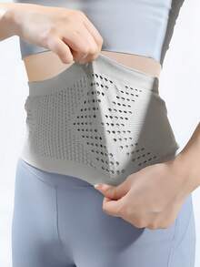 Breathable Running Waist Pack, Moisture-Wicking Storage Bag, High Elasticity Waist Bag, Unisex, Multi-Functional Sports Waist Pack With Anti-Bounce Elastic Band, Phone Pouch, Suitable For Walking, Traveling, Sports, Hiking And Fitness, Running Accessories, Sports Bag, Women Sports Bag, Fitness Sports Bag, Holiday Travel Bag, Essential Waist Pack For Running And Hiking - Multicolor - View 9