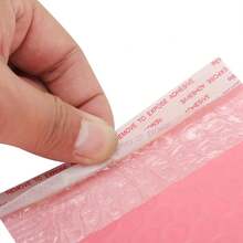 Pink Padded Mailing Envelope Self-Sealing Bubble Transport Bag Protective Packaging For Shipping And Mailing - 15*18CM - View 8