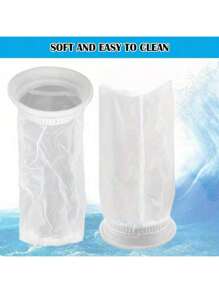 Pacotes de 1/2/3/4 IBC Nylon Filter Covers, Tanques de ventilação de malha lavável, Malha de irrigação de água de jardim, Acessórios de barril industrial, Uso doméstico e de jardim