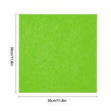 YUNRUX 12 Pieces 30*30cm Green Soundproof Panels Acoustic Panels Sound Insulating Panels - A - 查看 2