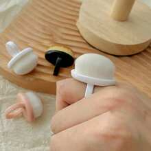 5 Pcs Nails Rings Dust Brush Nail Dusting Brush Tool Nail Art Dusting Brush