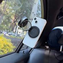 1 pieza Soporte magnético para teléfono de coche con ventosa de succión y adsorción al vacío, soporte magnético de coche multifunción y giratorio