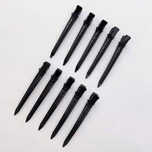 10pcs/5pcs Women's Fashionable, Simple, Street Casual And Convenient Y2K Style 3.54in Alloy Black Hollow Hair Clip Suitable For Women's Daily Decoration, Hair Salon Styling, Commuting Wear, Clip Hair Clip, Alligator Hair Clip Hair Accessory Headwear, Claw Clips, Hair Claws, Clips For Hair, Hair Slide, Hair Barrettes