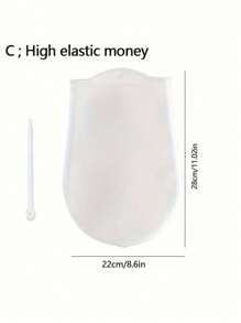 1pc Silicone Kneading Bag, Household Kitchen Non-Stick Dough Mixer - Dough Kneading Bag-white - View 7