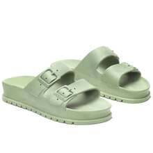 Orthopedic Slide Sandal High Sole Platform Comfortable Anatomical Antistress Women's Unisex - 薄荷綠 - 查看 2