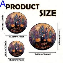 1 Set Of 3-Tier Classic Halloween Themed Elegant Wooden Display Tray, Practical And Convenient Display Rack Design, Both Decorative And Functional, Halloween Special Edition Gift, Halloween Decorative Display Tray, Display Tray, Holiday Party Tabletop Decor