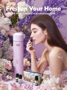 EMBRACEX. 6pcs/1pc 10ml Lavender Oil, Rose Oil, Ylang-Ylang Oil, Gardenia Flower Essential Oil, Floral Fragrance Oil, Long-Lasting Aroma, Suitable For Making Scented Candles And Diffusers, Natural Plant Oils, Natural Fragrance, Alcohol-Free, Rose, Ylang-Ylang, Magnolia, Gardenia, Peony Fragrance Oils, Can Be Used For Car Diffuser, Reed Diffuser, Home Fragrance, Air Freshener, Mother's Day, Teacher's Day, Candle Making - Gift - View 3
